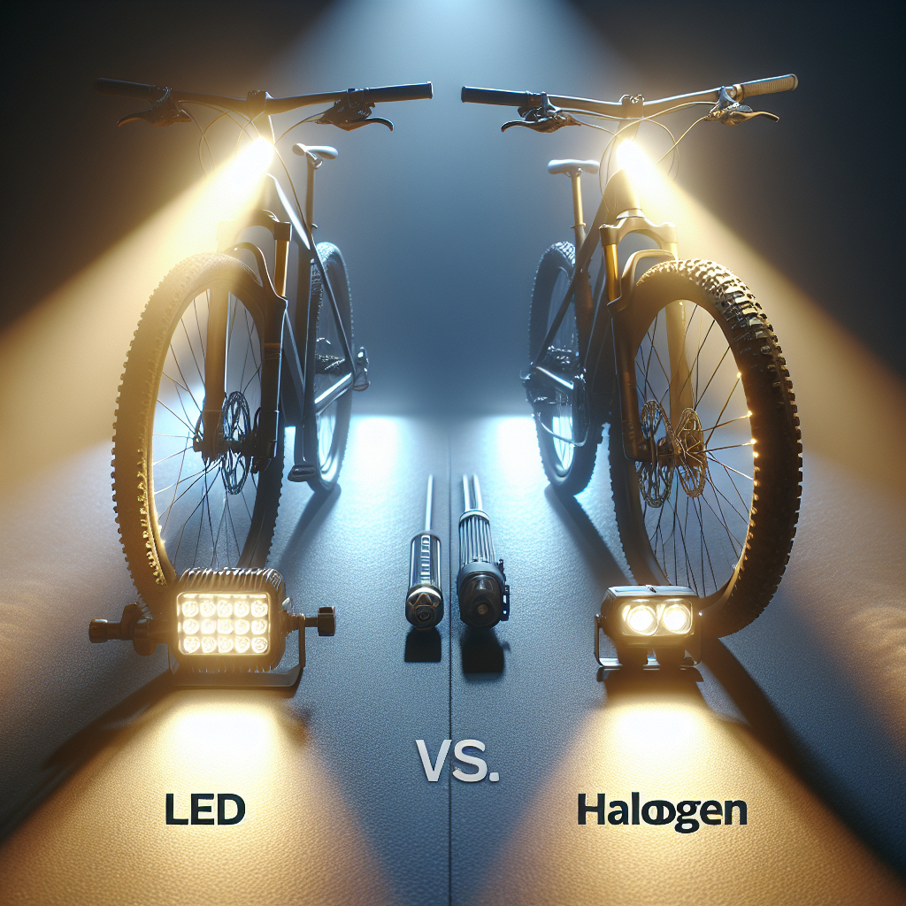 Fahrradbeleuchtung: LED vs. Halogen – Was ist besser?