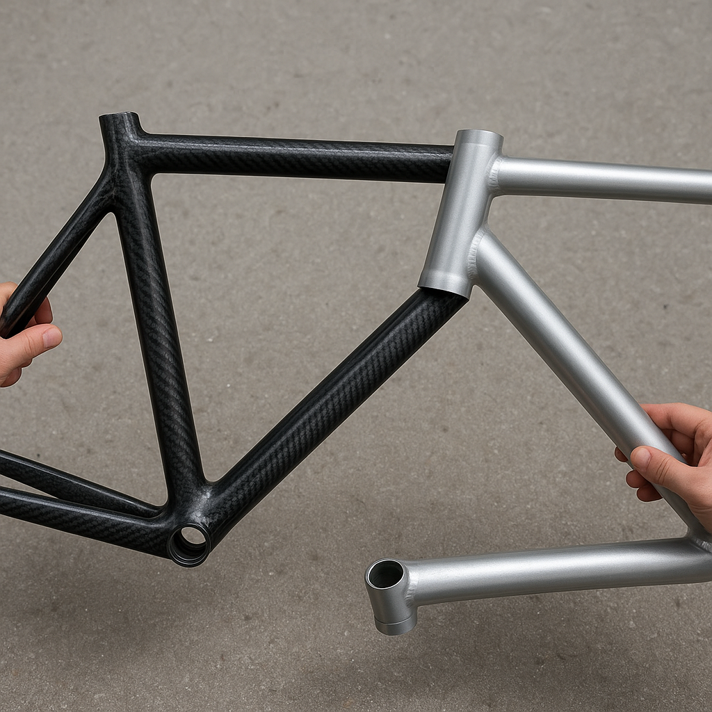 Carbonrahmen vs. Aluminium – Materialtest