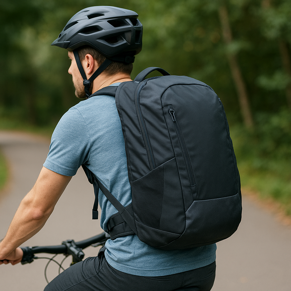 Fahrradrucksack-Test: Komfort und Belüftung